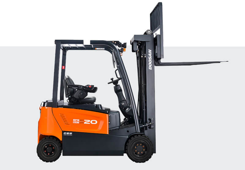Forklift operator safely handling a commercial load in Camberley
